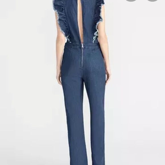 RACHEL Rachel Roy plus size denim jumpsuit - Picture 2 of 8